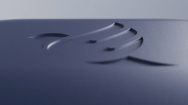 3D model video of  Noise canceling Silicone Earplugs in their ears. ultra-comfy and snug-fit, encased in a UV sanitizer
